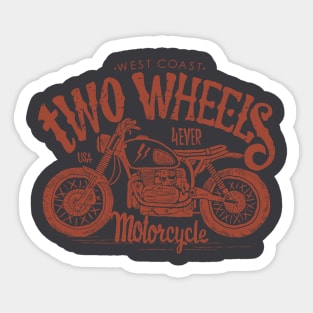 West Coast Two Wheels Sticker